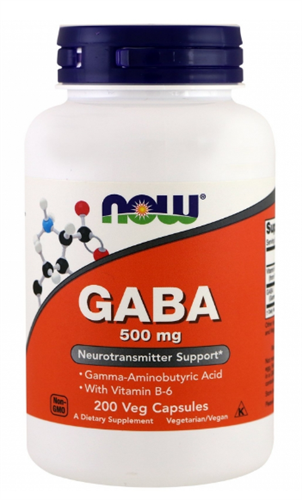 NOW GABA 500 mg (200капс) NOW332 - фото 11211