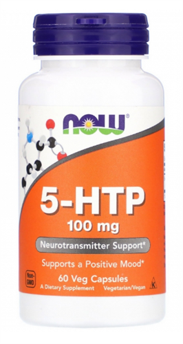 NOW 5-HTP 100mg (60капс) NOW335 - фото 11214