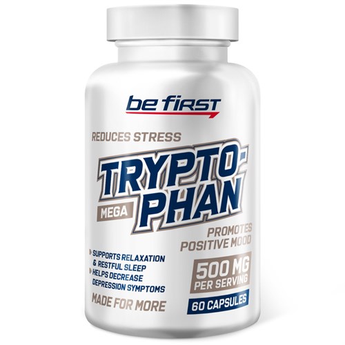 Be First L-Tryptophan Mega 500 mg (60капс) BF156 - фото 11559