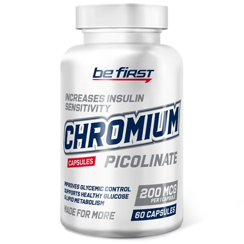 Be First Chromium Picolinate (60капс) BF169 - фото 11572