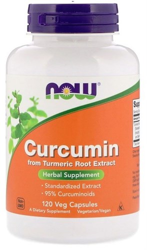 NOW Curcumin 450 mg (120капс) NOW530 - фото 12889