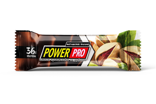 Power Pro Батончик мультибелковый глазированный с орехами (60г) PWB013 - фото 13229