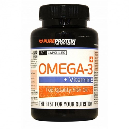 PureProtein - OMEGA-3 + Vitamin E (60капс) PUR034 - фото 6594
