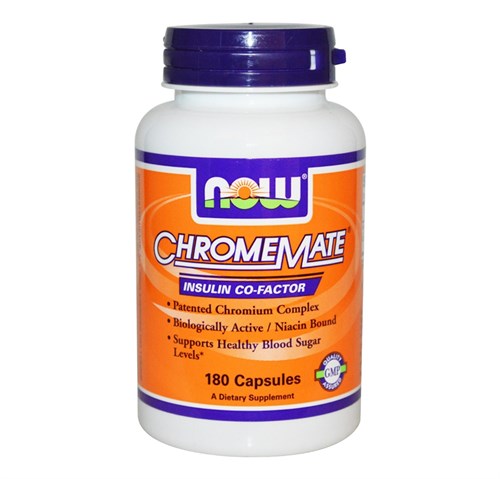 NOW - Chromemate 200 mcg (90капс) NOW091 - фото 7473