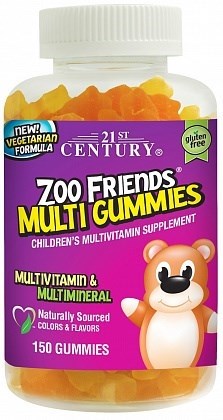 21st Century ZOO Friends Multi Gummies (150жев.таб) CEN005 - фото 7948