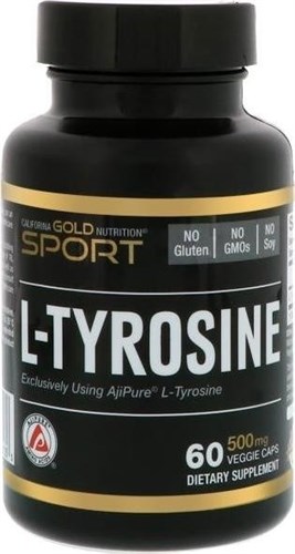 California GOLD Nutrition L-Tyrosine 500mg (60капс) CAL002 - фото 8229
