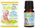 California GOLD Nutrition Baby D3 liquid 10mcg (10мл) CAL004 - фото 13287