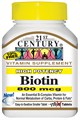21st Century High Potency Biotin 800mcg (110таб) CEN008 - фото 8088